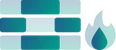 Firewall icon - no inbound ports opened