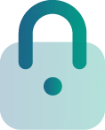 Lock icon - secure industrial data transfer